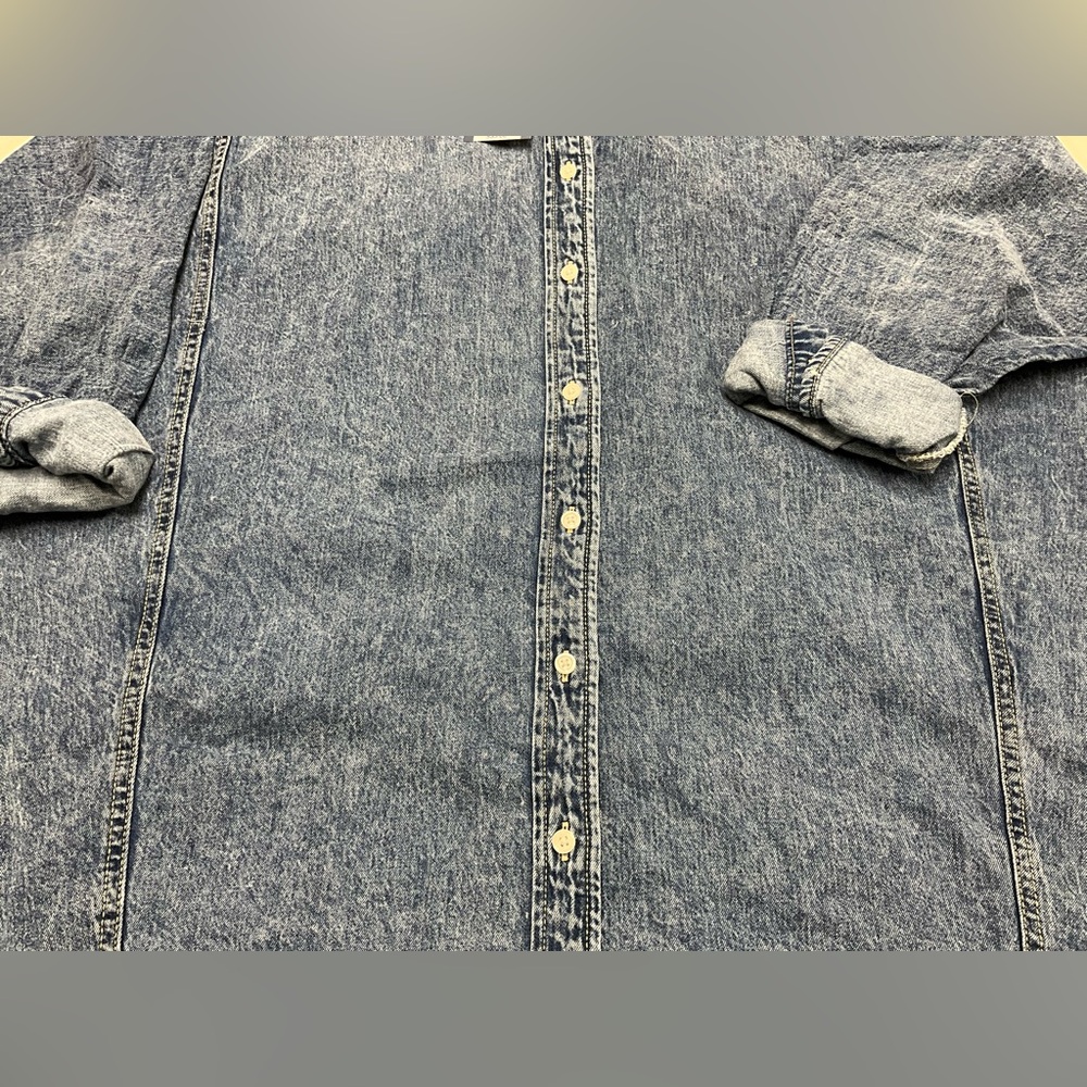 Denim Shirt Dress - Picture 3 of 8